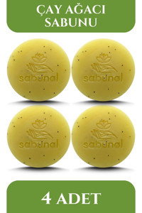 Sabunal Akne Karşıtı Çay Ağacı Katı Sabun 4x100 gr