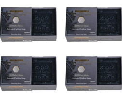 Hmd Bitkisel Kozmetik Aktif Karbon Aktif Karbon Katı Sabun 4x125 gr
