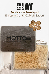 Motto Plus Professional Arındırıcı Kabak Lifli Katı Sabun 110 gr