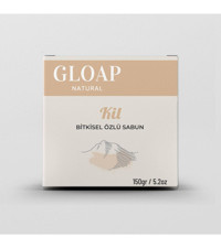 Gloap Natural Bitkisel Kil Katı Sabun 150 gr