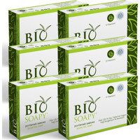 Biosoapy Doğal Zeytinyağlı Katı Sabun 6x100 gr