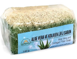 Herbeauty Doğal Kabak Lifli Aloe Vera-Kabak Lifli Katı Sabun 140 gr