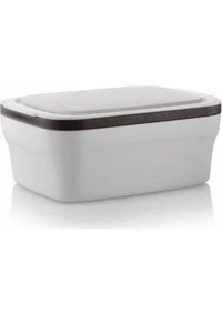 Tupperware Kapaklı Beyaz Ekmek Kutusu