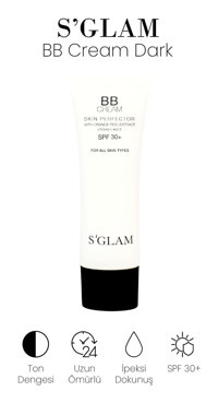 S'glam Skin Perfector Bronz Tüm Ciltler İçin BB Krem Koyu Ton