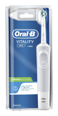 Oral-b Vitality D100 Işıklı Orta Diş Fırçası Beyaz