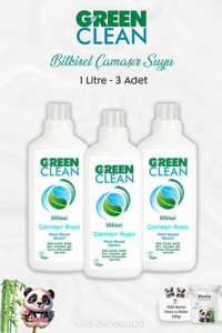 Green Clean Vegan Banyo-Mutfak İçin Konsantre Sıvı Çamaşır Suyu 3x1 lt