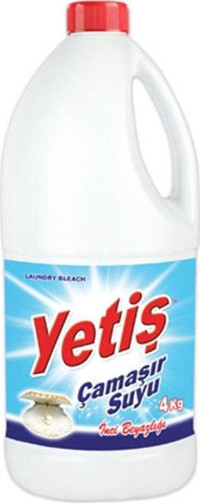 Yetiş İnci Beyazlığı Banyo-Mutfak İçin Sıvı Çamaşır Suyu 4 lt