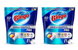 Bingo Pro Limon Tablet Bulaşık Makinesi Deterjanı 2x50 Adet