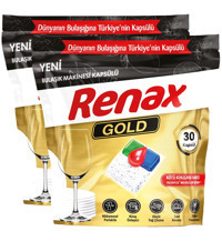 Renax Gold Tablet Bulaşık Makinesi Deterjanı 2x30 Adet