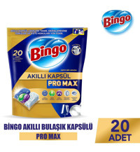 Bingo Pro Max Limon Tablet Bulaşık Makinesi Deterjanı 20 Adet