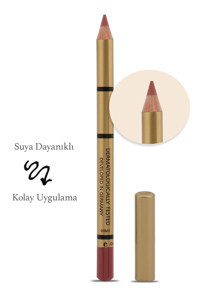 Brooklin No:215 Suya Dayanıklı İnce Kalıcı Mat Dudak Kalemi Kiremit