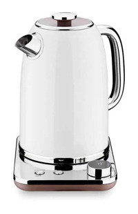 Korkmaz A962 Paslanmaz Çelik 1.8 lt 1850 W Retro Beyaz Kettle