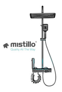 Mistillo Piano Yağmurlama Masajlı Duş Seti