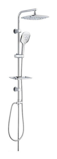Aquamix Quadro Yağmurlama Sürgülü Mafsallı Duş Seti