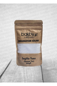 Bakbu Natural İyotsuz Toz Epsom Tuzu Paket 200 gr