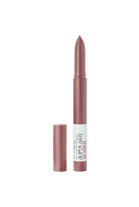 Maybelline New York Super Stay Ink Crayon No:15 Lead The Way Suya Dayanıklı Kalın Mat Dudak Kalemi Pembe