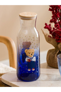 Lc Waikiki Ayıcık Teddy Ahşap Kapaklı Cam Sürahi 1.2 lt