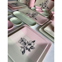 Keramika Colorful Flavors 28 Parça 6 Kişilik Desenli Seramik Kahvaltı Takımı