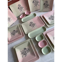 Keramika Colorful Flavors 22 Parça 6 Kişilik Desenli Seramik Kahvaltı Takımı