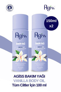 Agiss Vanilyalı Ağda Yağı 2x150 ml