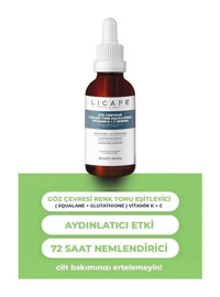 Licape Aydınlatıcı Kırışıklık Karşıtı Göz Altı Torba Karşıtı Gece Gündüz Serumu 30 ml