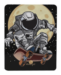 Flipped Skateboard Bilek Destekli 20x25 cm S Mousepad Siyah