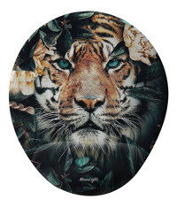 Flipped Tiger Bilek Destekli 20x25 cm S Mousepad Siyah