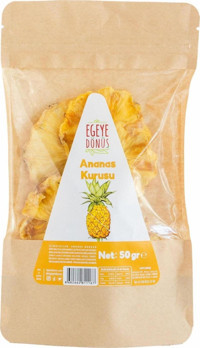 Egeye Dönüş Organik Şekersiz Çekirdeksiz Ananas 50 gr