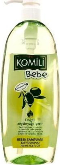 Komili Bebe Şampuan 750 ml. Doğal Zeytinyağlı (24'lü)