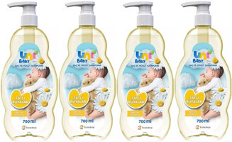 Uni Baby Bebek Şampuanı 700ML Tatlı Rüyalar (Pompalı) (4 Lü Set)