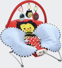 Kraft Little Bee Sallanan Titreşimli Oyuncaklı Müzikli 3 Kademeli Elektrikli Ana Kucağı