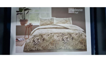 Modaletto M.Vısıon Pamuk-Polyester 160x220 cm Çarşaflı Desenli Tek Kişilik Nevresim Takımı Yeşil