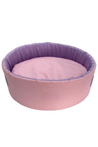 xpermate Sünger Yıkanabilir Tek Fonksiyonlu 45 cm Simit Kedi Yatağı LilaPembe