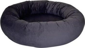 Pet Comfort Ortopedik Yıkanabilir Tek Fonksiyonlu 100 cm Simit Kedi Yatağı Siyah