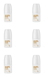 Farmasi Stay Fresh Pudrasız Antiperspirant Roll-On Kadın Deodorant 6x50 ml