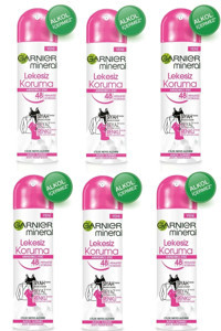 Garnier Pudrasız Ter Önleyici Antiperspirant Sprey Kadın Deodorant 6x150 ml