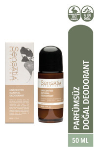 Sensatia Botanicals Unscented Natural Pudrasız Organik Stick Unisex Deodorant 50 ml