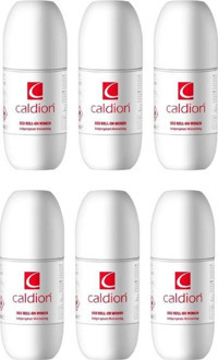 Caldion Pudrasız Ter Önleyici Antiperspirant Roll-On Kadın Deodorant 6x50 ml
