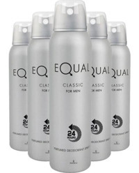 Equal Classic Sprey Erkek Deodorant 5x150 ml