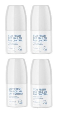 Farmasi Stay Fresh Pudrasız Ter Önleyici Antiperspirant Roll-On Erkek Deodorant 4x50 ml