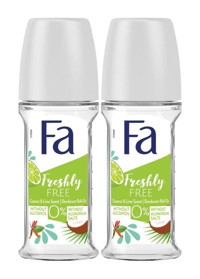 Fa Freshly Free Pudrasız Roll-On Kadın Deodorant 2x50 ml