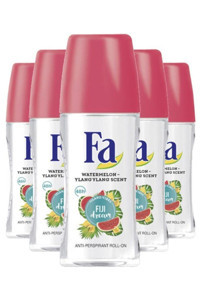 Fa Fiji Dreams Pudrasız Ter Önleyici Antiperspirant Roll-On Kadın Deodorant 5x50 ml