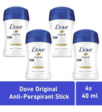 Dove Original Pudralı Ter Önleyici Antiperspirant Stick Kadın Deodorant 4x40 ml