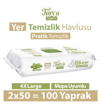 Turco 50 Yaprak 2'li Paket Islak Mendil