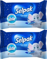 Selpak 10 Yaprak 2'li Paket Islak Mendil