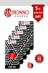Rosso Coffee Darkred 50'li Espresso Kapsül Kahve