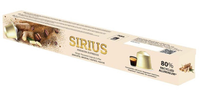 Sirius Zencefil Aromalı 10'lu Espresso Kapsül Kahve