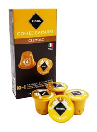 Rioba Cremoso 11'li Espresso Kapsül Kahve