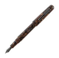 Conklin All American Brownstone Pistonlu Platin Doldurulabilir EF Kahverengi Dolma Kalem