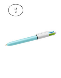 Bic Fun 4 Plastik 4 Renkli Çok Renkli 12'li Tükenmez Kalem Seti